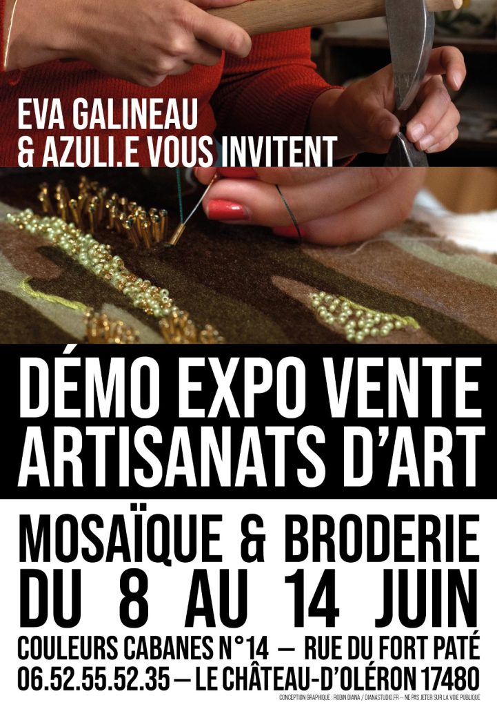 Exposition démo vente cabanes créateurs oléron
