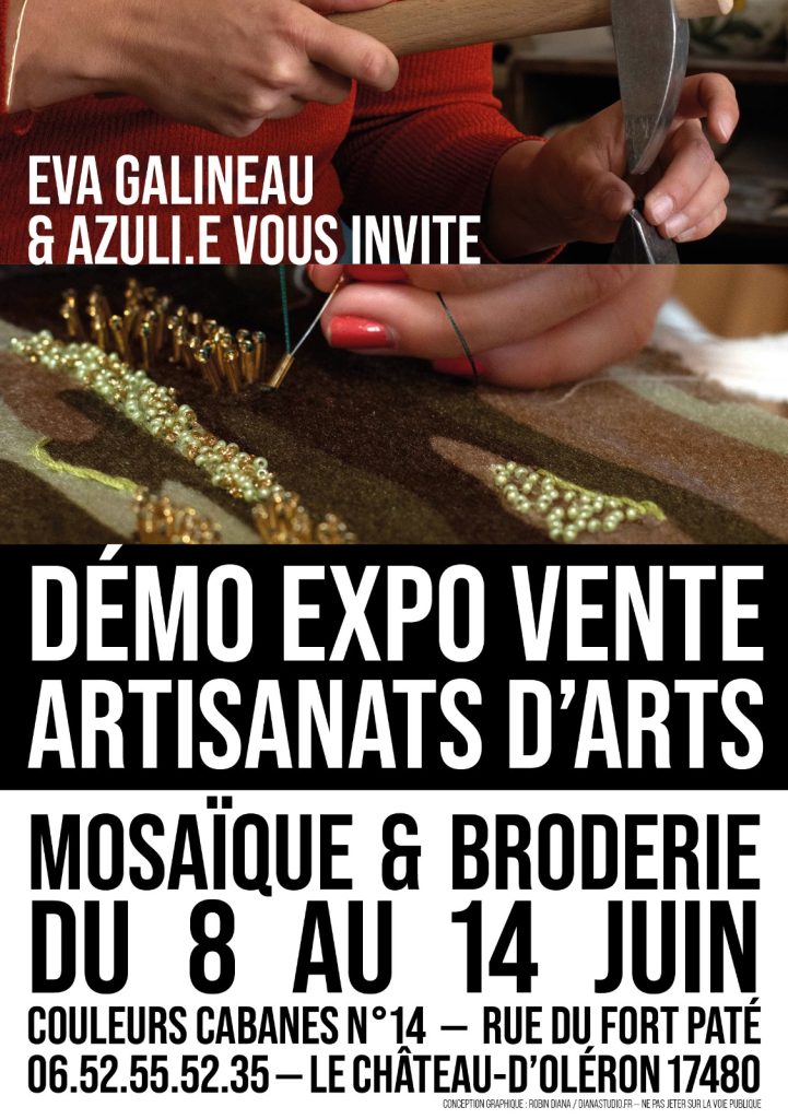 exposition cabane créateur ile d’Oléron 8 au 14 juin 2026