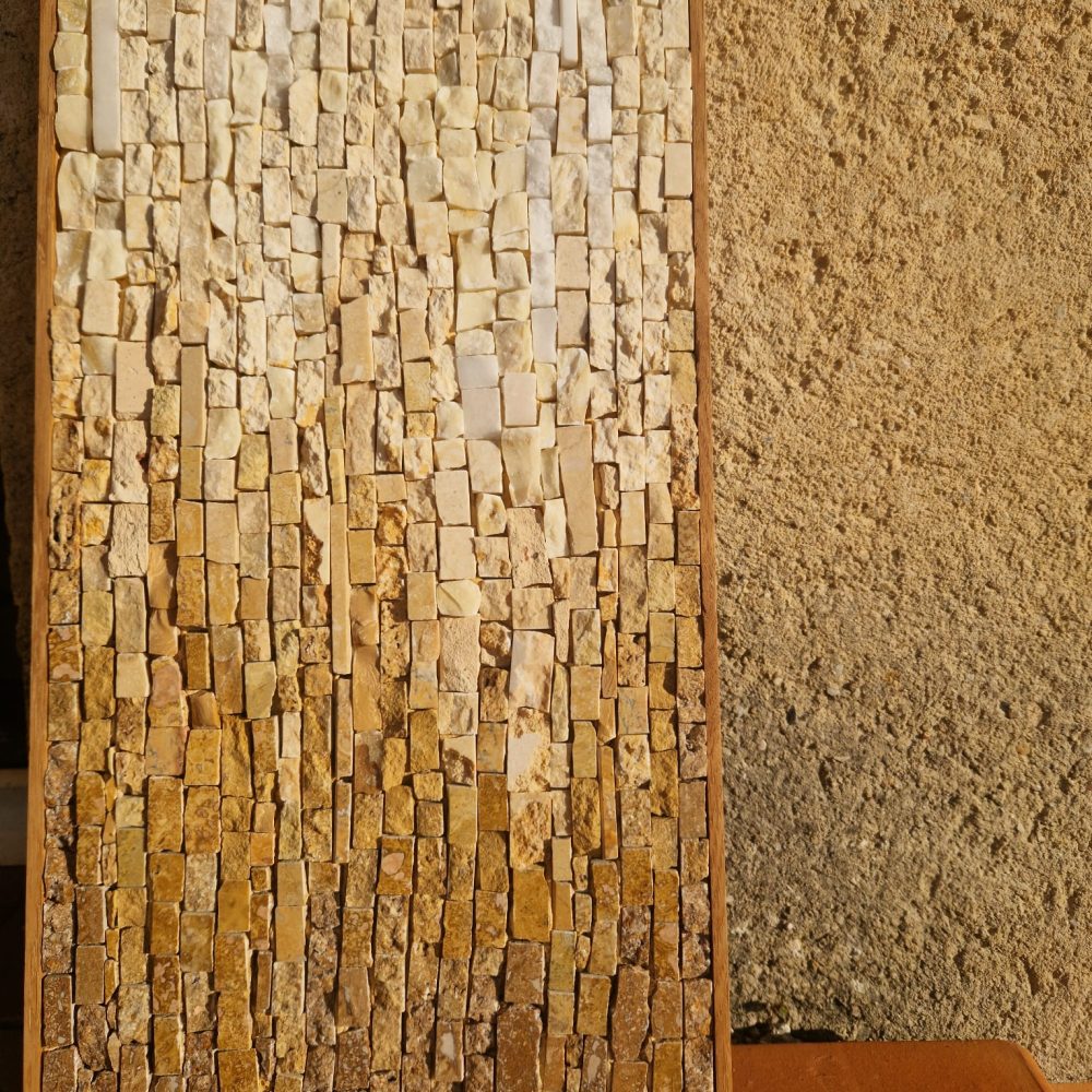 dégradé jaune mosaïque texture