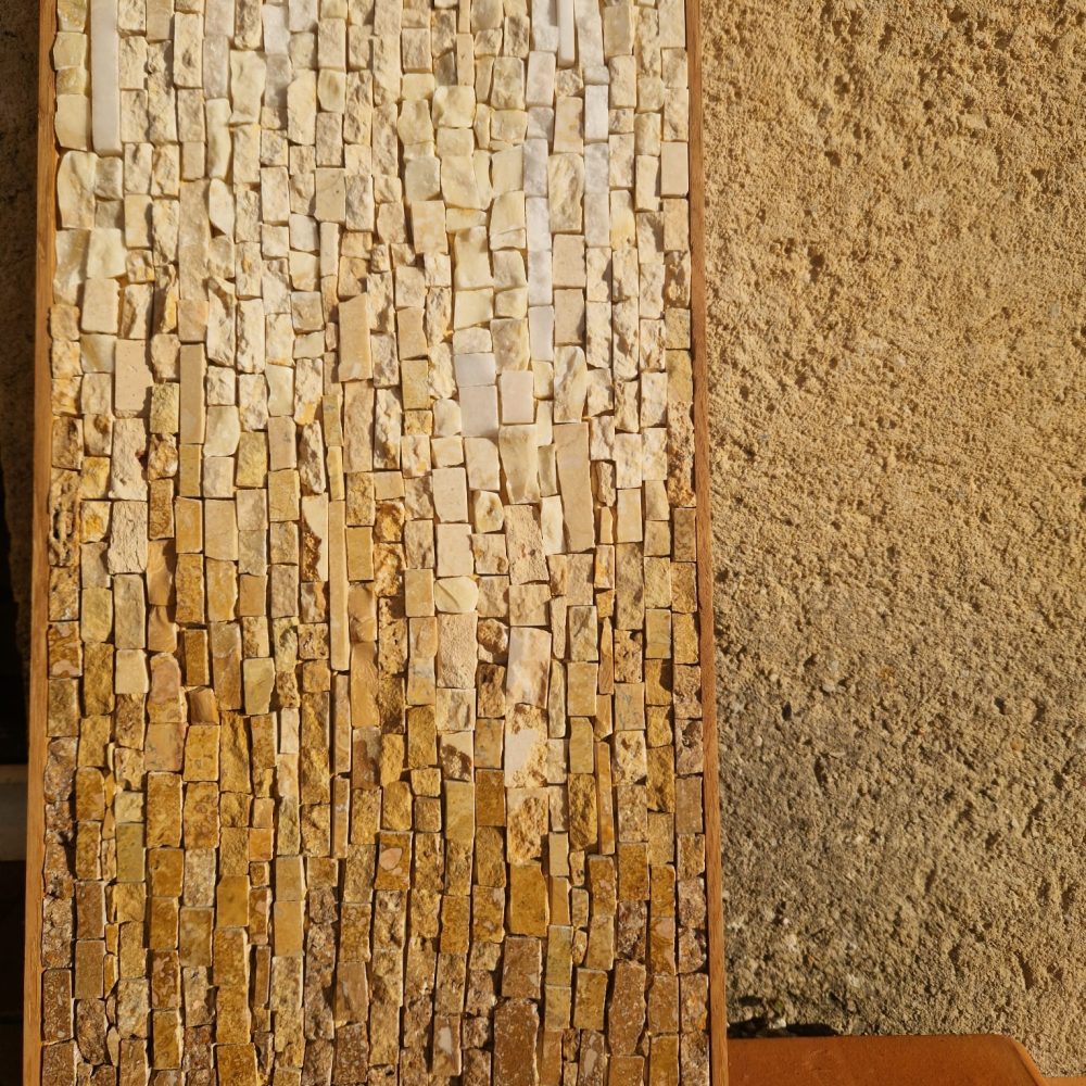 dégradé jaune mosaïque texture